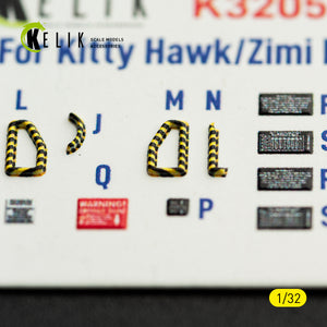 KELIK K32058 RF-5E - interior 3D decals for Kitty Hawk/Zimi models kit 1/32 – image 9