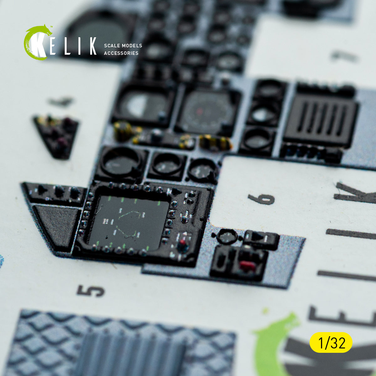 KELIK K32052 F-15C MSIP II - interior 3D decals for Tamiya kit 1/32 – image 16
