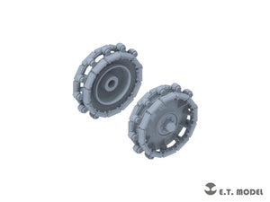 ET Modèle P35-066 Seconde Guerre mondiale allemand Sd.kfz.250/Sd.kfz.10 Pignons et maillons de chenille (imprimés en 3D) 1/35 – image 2