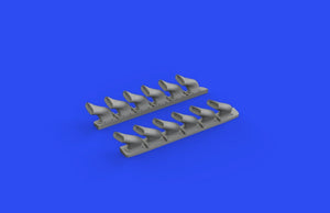 Eduard 648669 Spitfire Mk. V six-stacks exhausts fishtail EDUARD 1/48 – zdjęcie 2