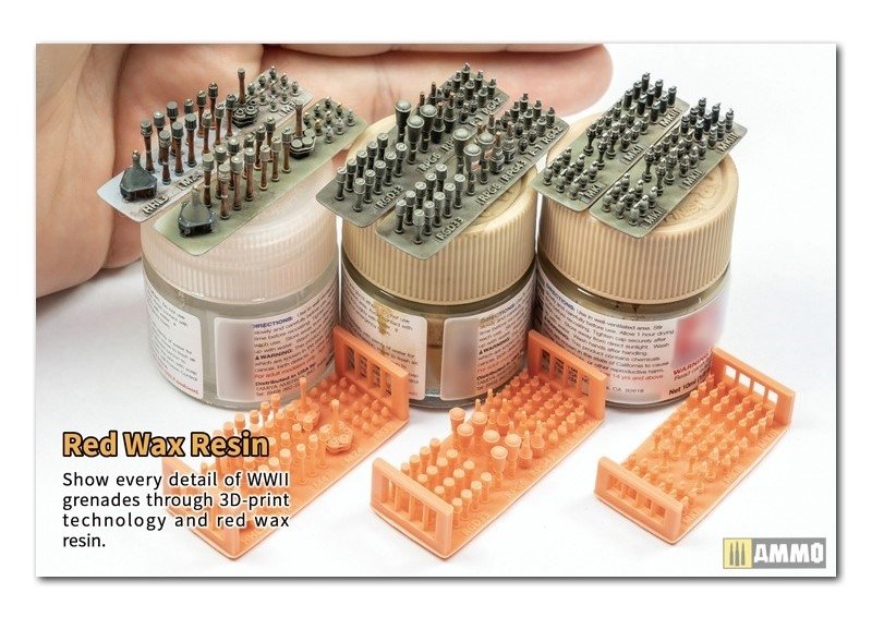 Liang 0420 3D-Print German Grenade WWII x 46 1/35 – image 5