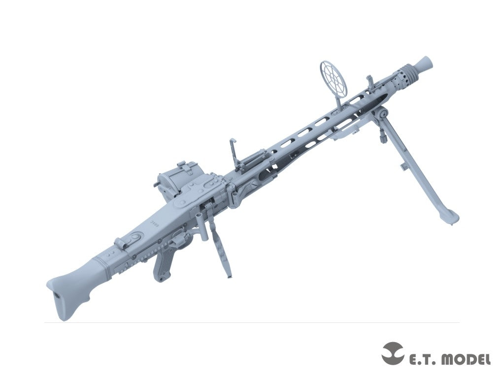 E.T. Model P06-001 WWII German Mg42 Machine Gun &amp;amp; Ammo Box (3D Printed) 1/6 – imagen 2