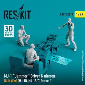 RESKIT RSF32-0038 Pilotes de brouilleur MJ-1 (Guerre du Golfe) (MJ-1B, MJ-1B/C) (scène 1) (3 pièces) (Impression 3D) 1/32 – image 2