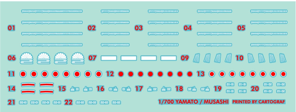 Pontos 70003R1 IJN Battleship Yamato 1941 1/700 – Bild 2