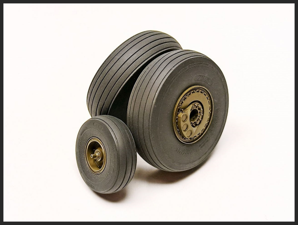 Clear Prop! CPA35002 CH-54A Tarhe wheels set for ICM kit 1/35 – zdjęcie 3