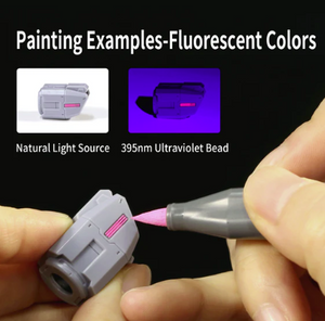 DSPIAE MKF-07 Water-Based Soft Head Marker Fluorescent Pink – zdjęcie 4