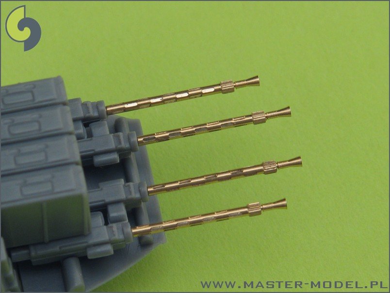 Master AM-48-026 British Mk 2 Browning .303 caliber (7,7mm) with flash hider (4pcs) 1/48 – zdjęcie 3