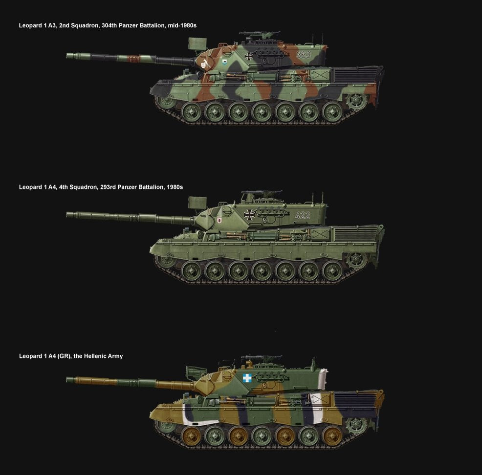 Meng Model TS-007 GERMAN MAIN BATTLE TANK LEOPARD 1 A3/A4 1/35 – Bild 11