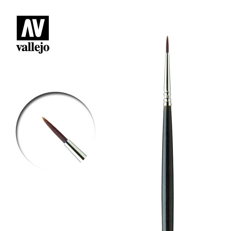 Vallejo RK25000 Meilleur sable Kolinsky Tajmyr (Marta Kolinsky Tajmyr) NO. 0