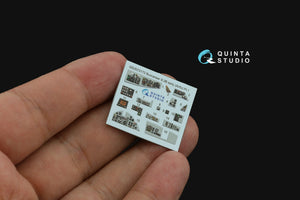 Quinta Studio QD72172 Blackburn Buccanneer S.2B Early 3D-Printed &amp;amp; coloured Interior on decal paper (Airfix) 1/72 – immagine 5