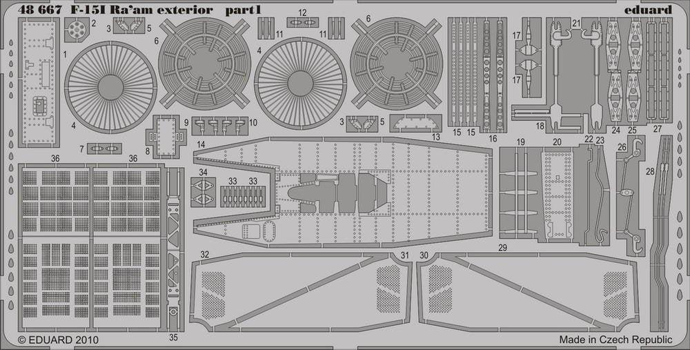 Eduard 48667 F-15I RaaM extérieur 1/48 Academy  – image 2