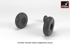 Armory Models AW72417 Hawker Sea Hawk wheels with weighted tires 1/72 – zdjęcie 2