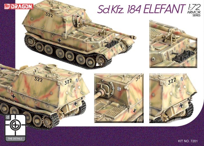 Dragon 7201 SdKfz.184 Elefant 1/72 – image 3