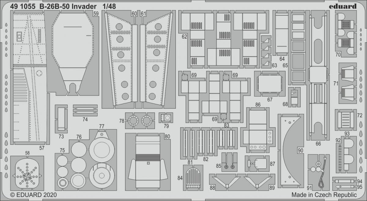 Eduard 491055 B-26B-50 Invader 1/48 ICM – image 2