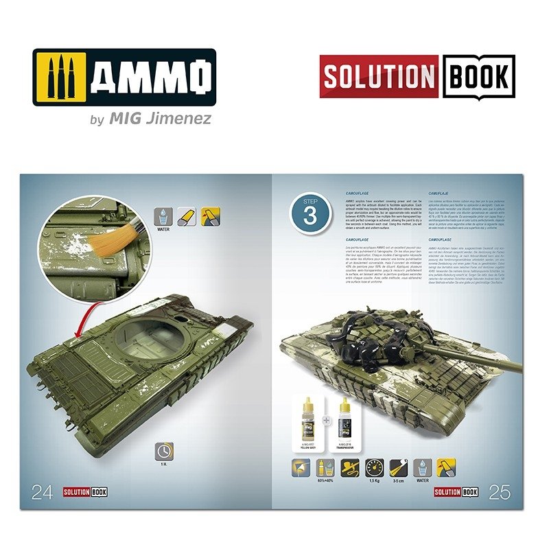 Ammo of Mig 6518 SOLUTION BOOK HOW TO PAINT MODERN RUSSIAN TANKS (Multilingual) – Bild 6