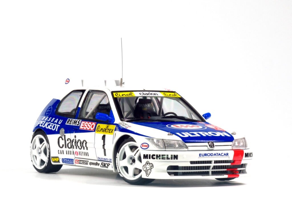 NuNu PN24009 Peugeot 306 MAXi ’96 MONTE CARLO RALLY 1/24 – Bild 11