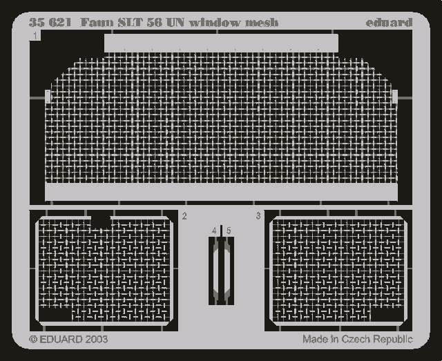 Eduard 35621 Faun SLT 56 UN window mesh (TRUMPETER) 1/35