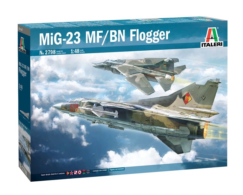 Italeri 2798 MiG-23 MF/BN FLOGGER 1/48 – immagine 2