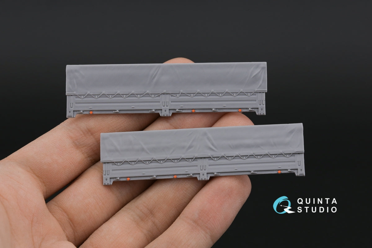 Quinta Studio QD72145 KAMAZ-5350 3D-Printed coloured Interior on decal paper (Zvezda) 1/72 – immagine 11