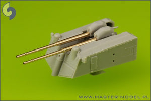 Master SM-200-007 German battleship Bismarck - secondary and heavy AA armament barrels - 15cm (12 pcs), 10,5 cm (16 pcs) – imagen 4
