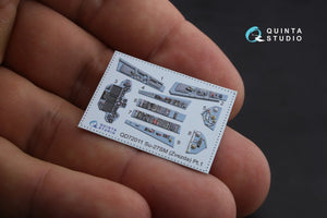 Quinta Studio QD72011 Su-27SM 3D-Printed &amp;amp; coloured Interior on decal paper (for Zvezda kit) 1/72 – imagen 4