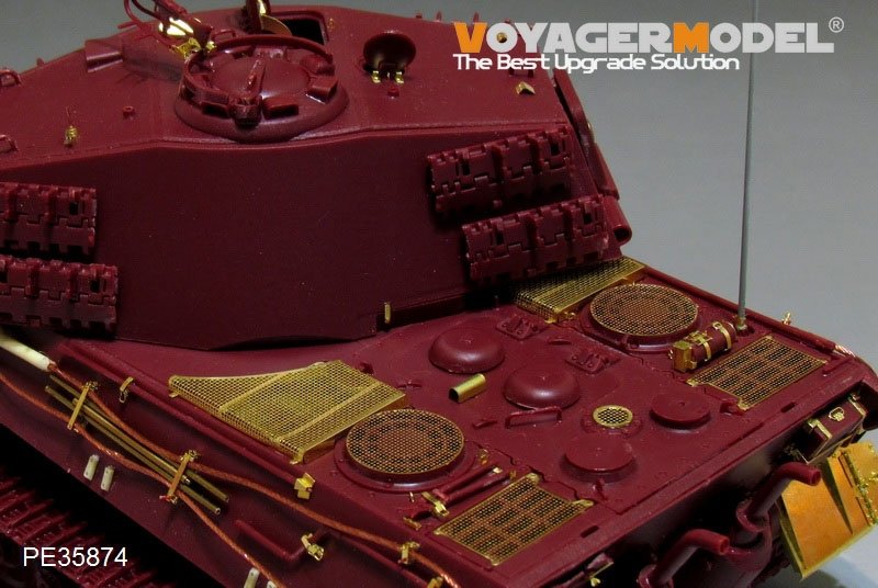 Voyager Model PE35874 WWII German King Tiger (Hensehel Turret) for MENG 1/35 – Bild 10