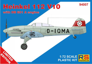 RS Models 94007 Heinkel 112 V10 1/72