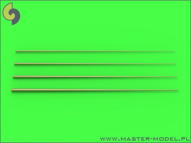 Master SM-700-047 Set of universal tapered masts No1 (length = 60mm each, diameters = 0,15/0,6mm; 0,2/0,8mm; 0,25/1mm; 0,3/1,2mm) 1/700