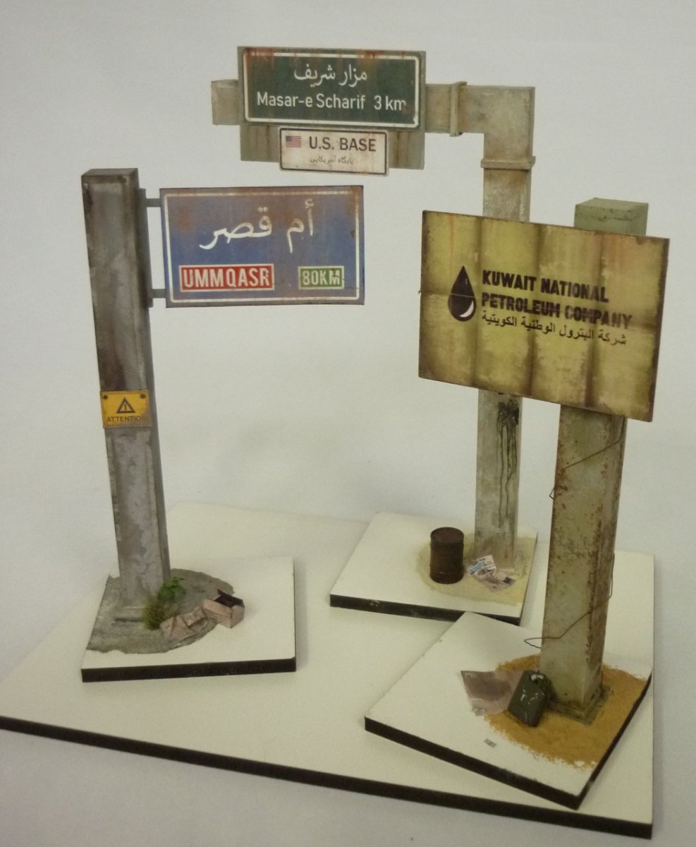 RT-Diorama 35583 Traffic sign holder No.2 1/35 – imagen 2