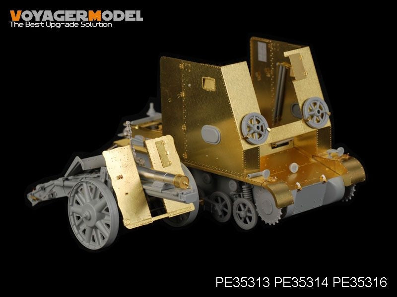 Voyager Model PE35313 WWII German 150mm s.IG.33(Sf) auf Pz.Kpfw.I Ausf.B Basic For DRAGON 6259 1/35 – zdjęcie 4