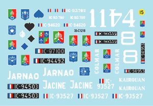 Star Decals 35-C1218 Indochine The Foreign Legion - Regiment Etranger Cavalerie 3 1/35 – Bild 3