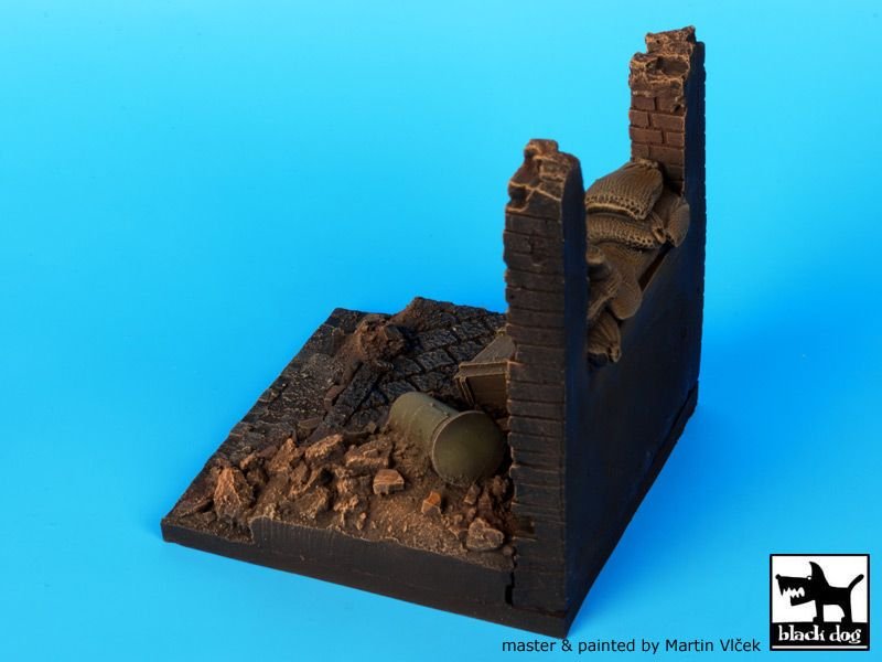 Black Dog D35014 Wall with sand bags base 1/35 – Bild 3