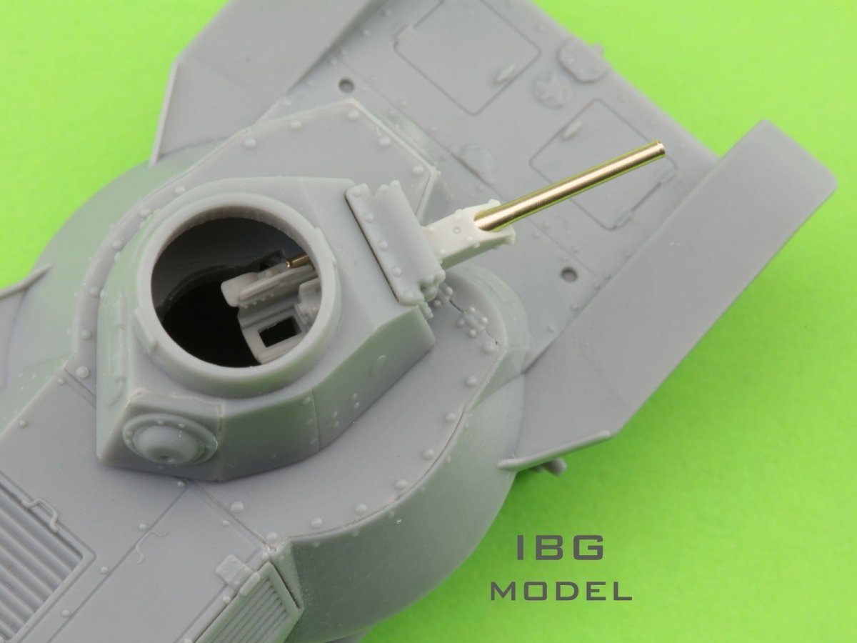 Master GM-72-015 Type 95 Ha-Go - Canon de 37 mm Type 94 avec support en résine (pour maquette IBG) 1/72 – image 2