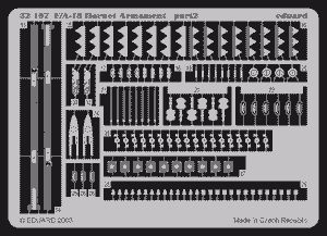 Eduard 32107 F-18 armament 1/32 ACADEMY – zdjęcie 2