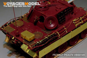 Maquette Voyager PE35927 Panther A allemand de la Seconde Guerre mondiale, version tardive, pour MENG TS-035, échelle 1/35  – image 8