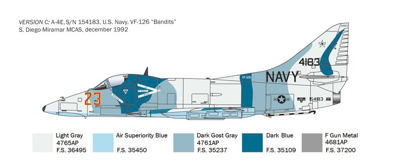 Italeri 2826 A-4 E/F/G Skyhawk 1/48 – immagine 6