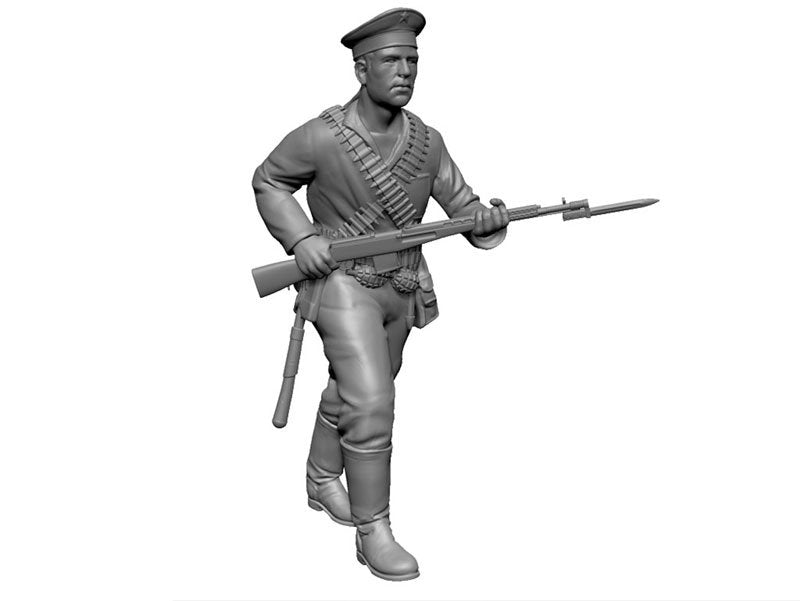 Zvezda 6146 Infanterie navale soviétique (Art de la tactique) 1/72  – image 3