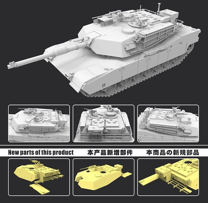 Flyhawk FH3302 M1A1 Main Battle Tank 1/72 – imagen 2