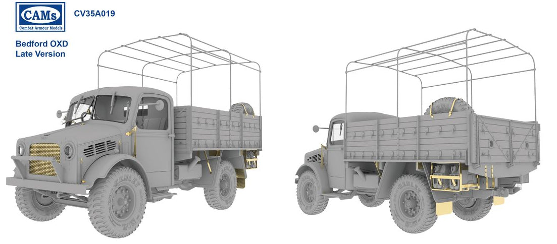 Riich CV35A019 Bedford GS Lorry OXD Mk. I Early / Late Production w/ Interior 2 in 1 1/35 – Bild 3