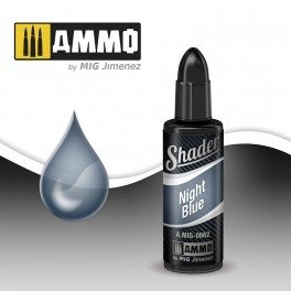 MUNITIONS de Mig Jimenez A.MIG 0862 NIGHT BLUE SHADER 10ML