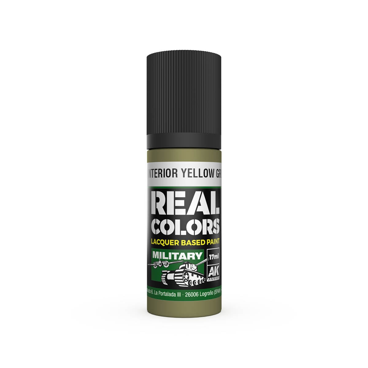 AK Interactive RC929 US Interior Yellow Green 17 ml – immagine 3
