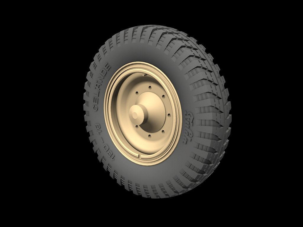 Roues motrices Panzer Art RE35-144 pour Sd.Kfz 11 et 251 (modèle Gelanade initial) 1/35 – image 2