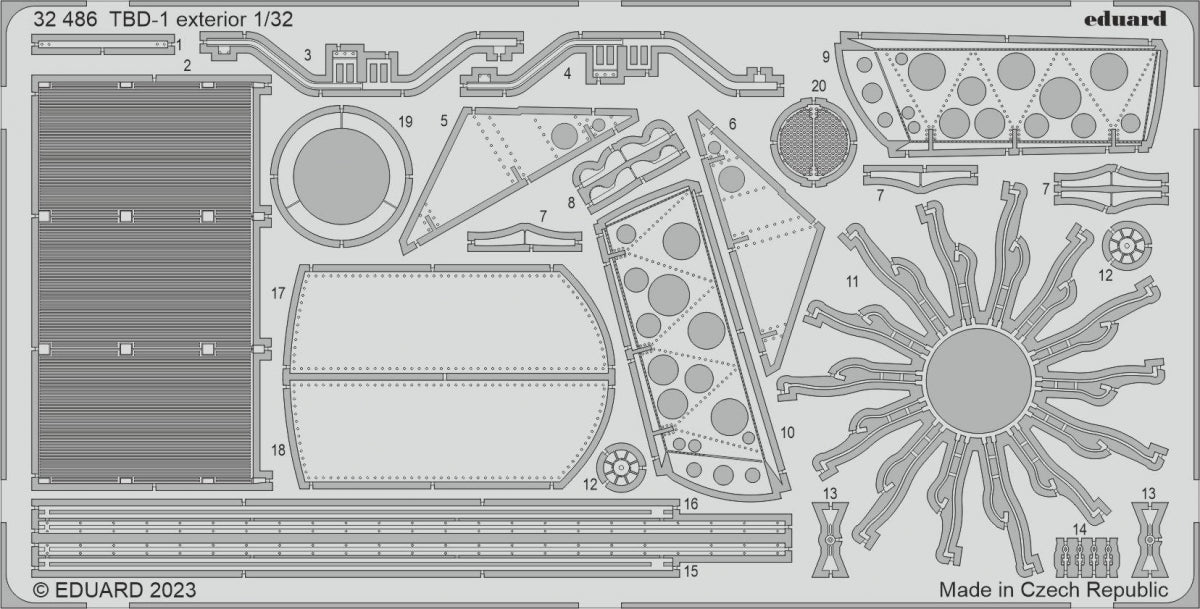 Eduard BIG33157 TBD-1 TRUMPETER 1/32 – zdjęcie 2