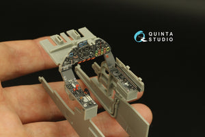 Quinta Studio QD32166 Do 335A-12 3D-Printed &amp;amp; coloured Interior on decal paper (Zoukei-Mura) 1/32 – immagine 5