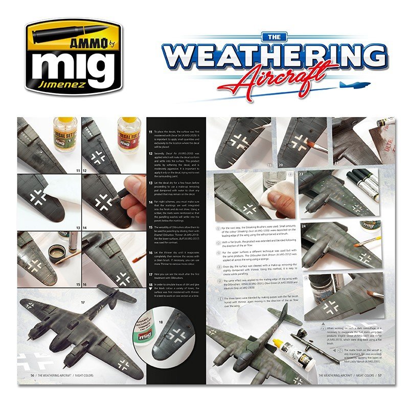 Ammo of Mig 5214 The Weathering Aircraft Issue 14. NIGHT COLORS (English) – immagine 8