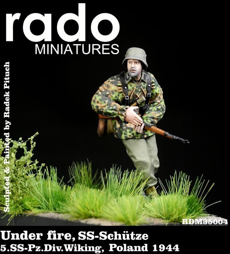 RADO Miniatures RDM35004 Sous le feu SS-Schutze 5.SS-Pz.Div. Wiking Pologne 1944 1/35