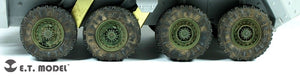 E.T. Model ER35-011 US ARMY Stryker Armored Vehicle Weighted Road Wheels For AFV Club 1/35 – immagine 2