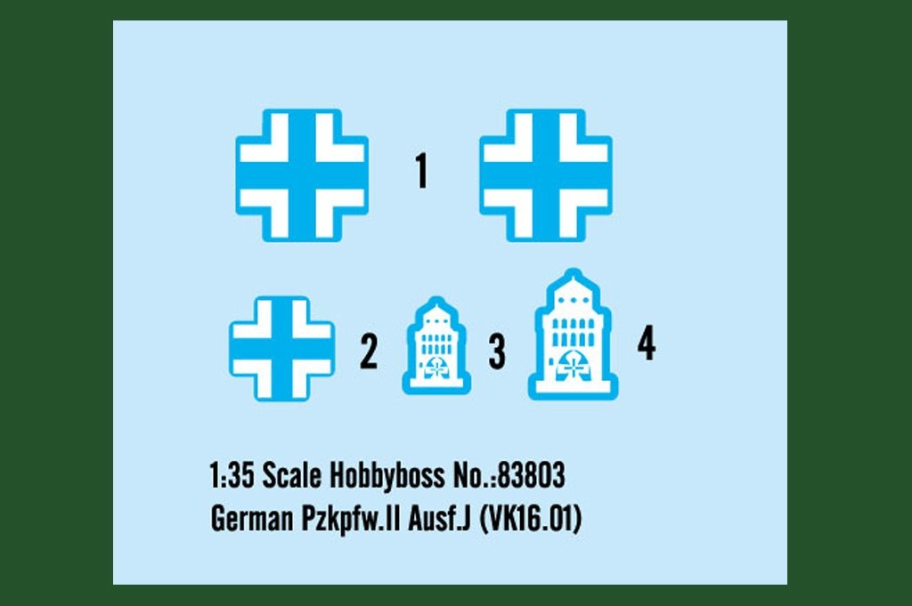 Hobby Boss 83803 German Pzkpfw.II Ausf.J VK16.01 1/35 – zdjęcie 3