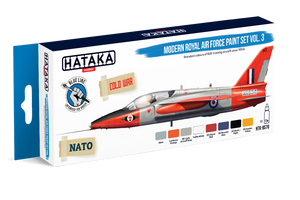 Hataka HTK-BS70 Modern Royal Air Force paint set vol. 3 8x17ml