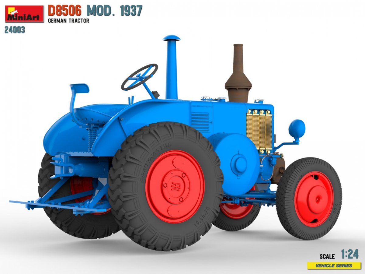 MiniArt 24003 GERMAN TRACTOR D8506 MOD. 1937 1/24 – immagine 10